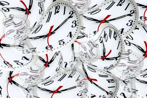 Time warps, conceptual artwork Stock Illustration