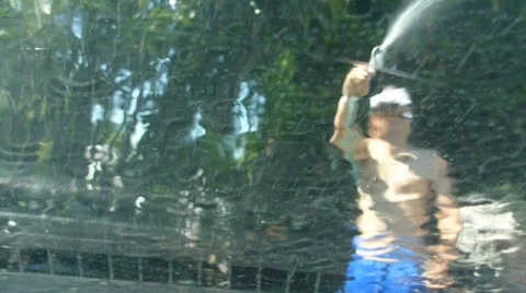 Time for a Wash 1 Stock Footage 815896