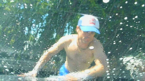 Time for a Wash 2 Stock Footage 815909