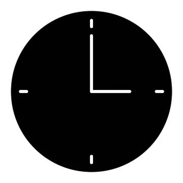 Time watch clock background icon or logo illustration Stock Illustration