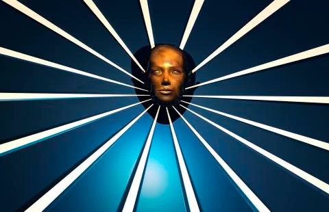 A time when computers will take control of all humanity. 스톡 일러스트