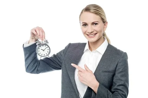 This is time for work. Stock Photos