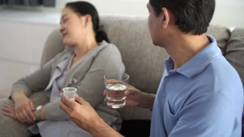 Time for your medication. Stock Footage 100439453