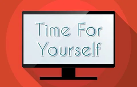 Time for yourself Stock Illustration