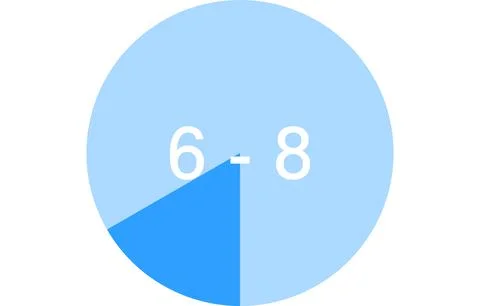 Time zone color-coded icons, two hours each 스톡 일러스트