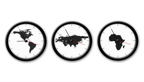 Time zone Stock Illustration