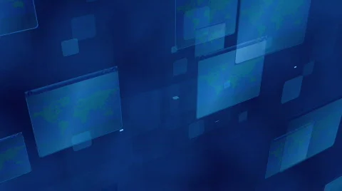 Time zones - future interface Stock Footage 149549