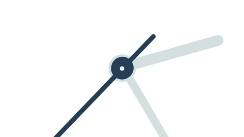 Time zoom concept. Man walking inside a clock while clock hnads are turning and Stock Footage 132332482