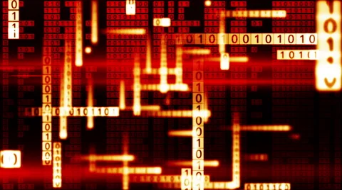 Timecode 0-1 on a red background Stock Footage 40603435