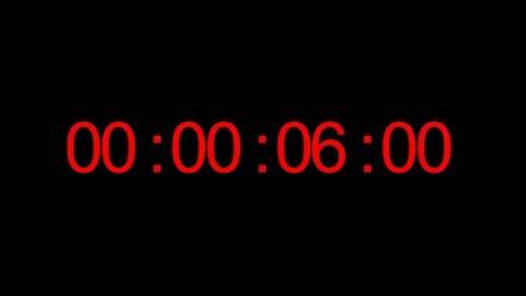 Timecode. Digits on black background Video stock 84501388