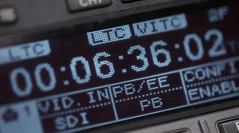 Timecode Video stock 33596359