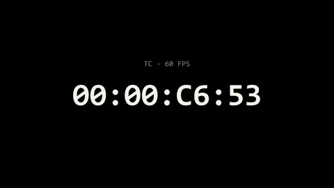 Timecode glitch rare record 스톡 동영상 345125501