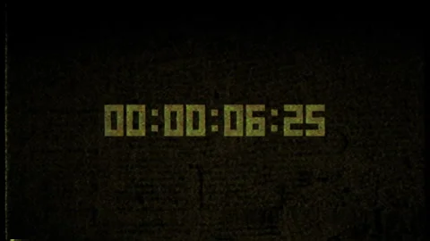 Timecode VHS Style Video stock 291523837