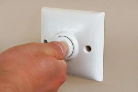 Timed light switch Stock Photos