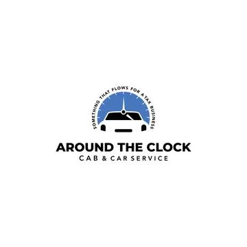 Timed logo design for modern and unique car 2 Stockillustratie