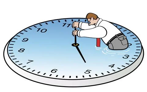 TimeDiver, illustration Stock Illustration