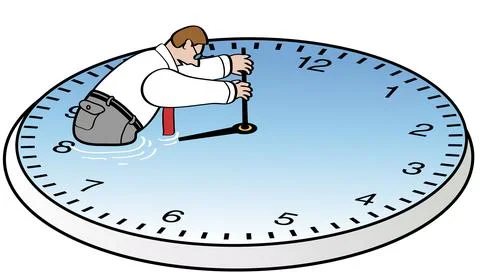TimeDiver, illustration Stock Illustration