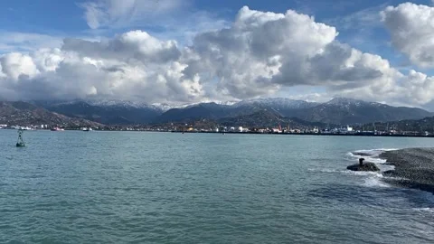 Timelabs, the sea sways Stock Footage 168642363