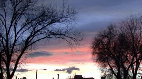 Timelape Sunset Vídeo Stock 11407773