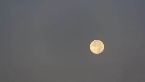 Timelapes moon movement 4K 24 HQ Stock Footage 89167607