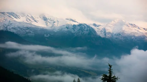 Timelaps in Austria, Аlps Stock Footage 39491125