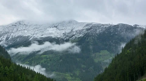Timelaps in Austrian mountains, Аlps Stock Footage 39491133