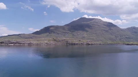 Timelaps beautiful sea cloud mountin sunny Stock Footage 57296909