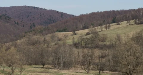Timelaps early spring in the mountains, 4k Stock Footage 89645580