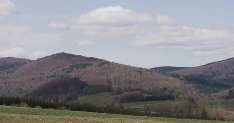 Timelaps early spring in the mountains, 4k Stock Footage 89648064