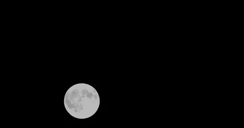 Timelaps Full moon super moon, supermoon real Stock Footage 78574926