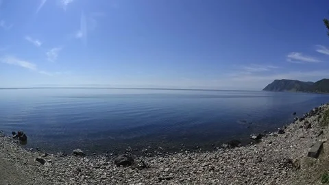 Timelaps Lake Baikal Stock Footage 92795775