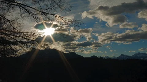 Timelaps Mount Rigi Stock Footage 104920193