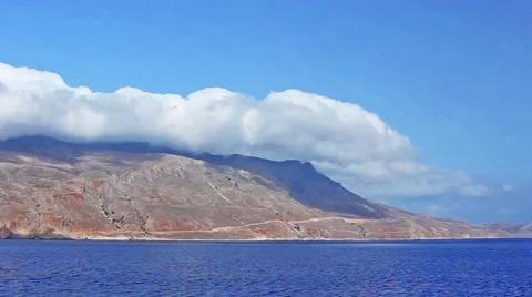 Timelaps mountain cloud sea Stock Footage 44121359