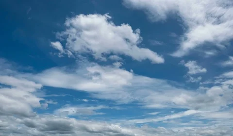 Timelaps Movement of white clouds Stock Footage 111823641