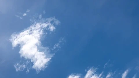 Timelaps Movement of white clouds Stock Footage 111824452