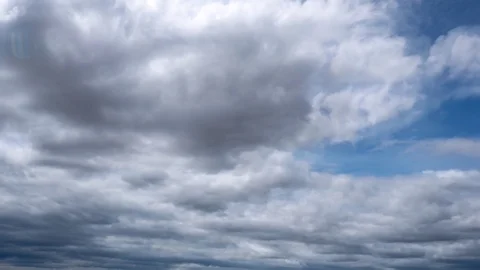 Timelaps Movement of white clouds Stock Footage 111824503