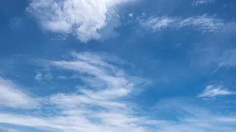 Timelaps Movement of white clouds Stock Footage 111824562
