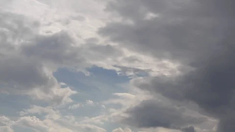 Timelaps of storm clouds coming up Stock Footage 92360158