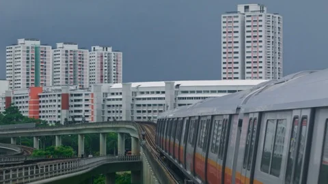 Timelaps subway of the singapore 動画素材 104110179