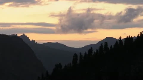 Timelaps sunrise in Ergaki mountains 動画素材 11197635