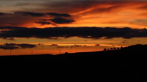 Timelaps sunset Stock Footage 189258214