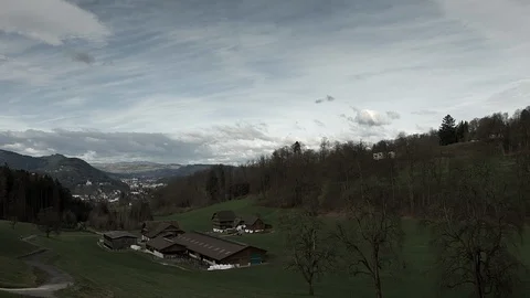 Timelaps Swiss Country Stock Footage 104920516