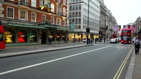 Timelaps video in London UK Video stock 220051793