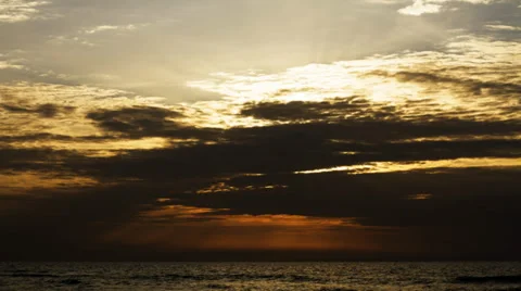 Timelaps video sunset . Stock Footage 36684657