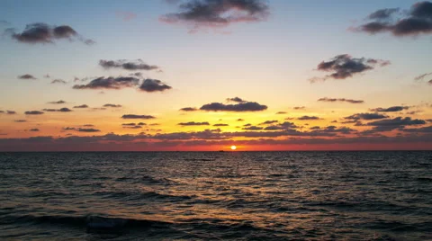 Timelaps video sunset . Stock Footage 55528648