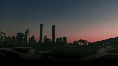 Timelapse 01 Costanera Sunset Video stock 170785846