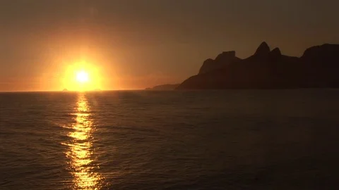 Timelapse 2 Irmaos Sunset Stock Footage 78119047