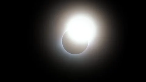 Timelapse of 2024's Partial and Total Solar Eclipse from Ontario, Canada Stock Footage 272838758