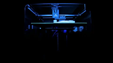 Timelapse of 3D printing at the Origins Centre Stock Footage 311927713