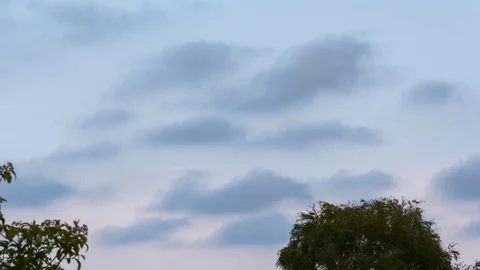 Timelapse 4k cloud with some trees Video stock 70770136